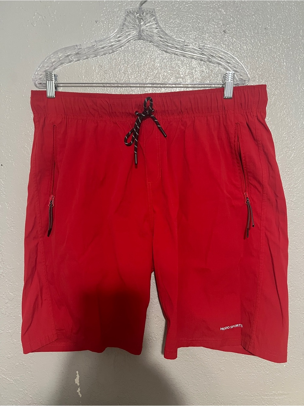 Men's Red Swim Trunks